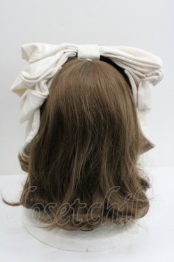 画像2: Hoshibako Works / お人形風ラッピングリボンカチューシャ  アイボリー I-26-01-27-003-LO-AC-SA-ZI