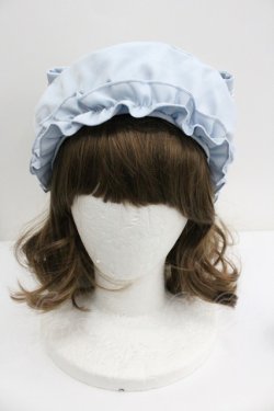 画像2: To Alice / マリンアイドルビッグリボンベレー帽  サックス I-26-01-27-024-LO-AC-SA-ZI