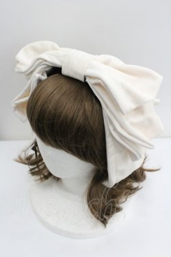 画像3: Hoshibako Works / お人形風ラッピングリボンカチューシャ  アイボリー I-26-01-27-003-LO-AC-SA-ZI