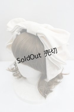 画像3: Hoshibako Works / お人形風ラッピングリボンカチューシャ  アイボリー I-26-01-27-003-LO-AC-SA-ZI