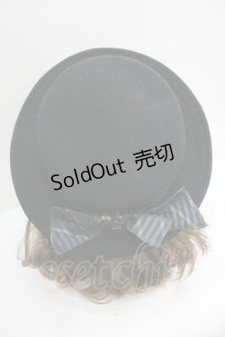 画像3: ALICE and the PIRATES / The Wizarding platform〜蒸気機関と霧の街の幻〜柄カンカン帽  黒 I-26-01-27-029-PA-AC-SA-ZTK033