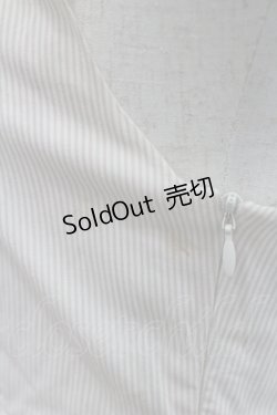 画像4: Blue rouge / 胸元編み上げストライプジャンパースカート  ベージュ I-26-01-29-034-CA-OP-TE-ZI