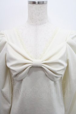 画像3: axes femme / 2WAYリボントップス  アイボリー I-26-01-29-004-AX-TO-SA-ZI