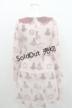 画像2: an another angelus / シャンデリアプリントワンピース F ピンク I-26-01-29-037-CA-OP-TE-ZI