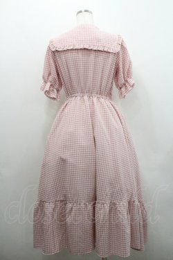 画像2: m petit by misako / ギンガムチェックワンピース M ピンクチェック I-26-01-29-042-LO-OP-SA-ZI
