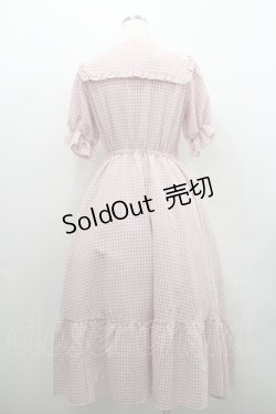 画像2: m petit by misako / ギンガムチェックワンピース M ピンクチェック I-26-01-29-042-LO-OP-SA-ZI