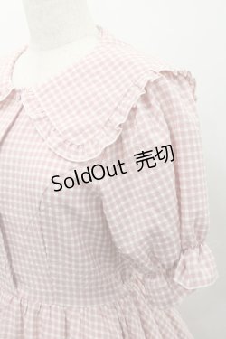 画像3: m petit by misako / ギンガムチェックワンピース M ピンクチェック I-26-01-29-042-LO-OP-SA-ZI