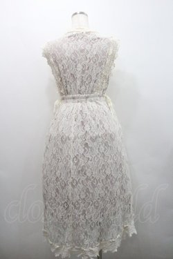 画像2: axes femme POETIQUE / レースノースリーブワンピース  アイボリー I-26-01-29-043-AX-OP-SA-ZI