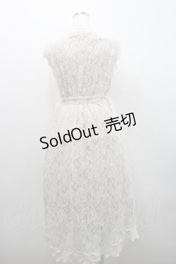 画像2: axes femme POETIQUE / レースノースリーブワンピース  アイボリー I-26-01-29-043-AX-OP-SA-ZI