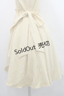 画像3: axes femme / サイドリボン&レースノースリーブワンピース  イエロー I-26-01-29-044-AX-OP-SA-ZI