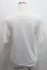 画像2: axes femme / チュール×ブーケ刺繍プルオーバー  アイボリー I-26-01-29-005-AX-TO-SA-ZI (2)