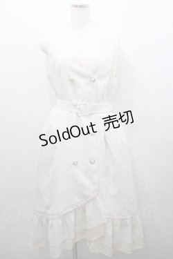 画像3: axes femme / トレンチデザインワンピース  アイボリー I-26-01-29-047-AX-OP-SA-ZI