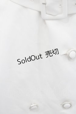 画像4: axes femme / トレンチデザインワンピース  アイボリー I-26-01-29-047-AX-OP-SA-ZI