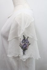 画像3: axes femme / チュール×ブーケ刺繍プルオーバー  アイボリー I-26-01-29-005-AX-TO-SA-ZI (3)