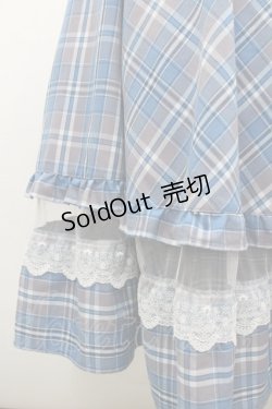 画像4: axes femme / センタージップチェックジャンスカ  青チェック I-26-01-29-049-AX-OP-SA-ZI