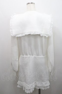 画像2: Ank Rouge / セーラータイトカットワンピース  白 I-26-01-29-050-CA-OP-SA-ZI