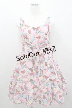 画像1: MILK / ジェリービーンズドレス  ピンク I-26-01-29-052-ML-OP-SA-ZI