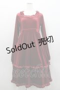 Virally / hsベロア2WAYワンピース S ボルドー I-26-01-29-055-EL-OP-SA-ZI