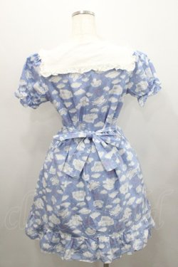 画像2: Nile Perch / アニマル雲柄半袖ワンピース  パープルＸ白 I-26-01-29-056-LO-OP-SA-ZI