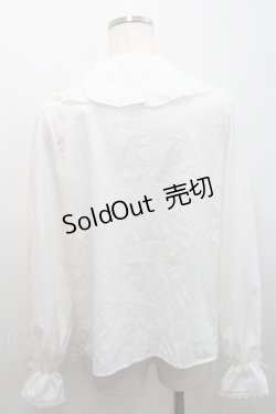 画像2: m petit by misako / AM マルエリフリルブラウス M 白 I-26-01-29-001-LO-BL-SA-ZI