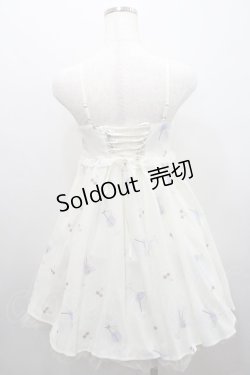 画像2: Secret Honey / カクテル柄キャミワンピース 2 アイボリー I-26-01-29-060-CA-OP-TE-ZI