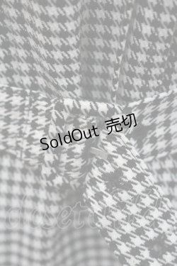 画像5: Secret Honey / ２重襟千鳥格子ワンピース 2 黒×白 I-26-01-29-066-CA-OP-TE-ZI