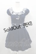Secret Honey / お花モチーフ編み上げワンピース 2 ネイビー I-26-01-29-068-CA-OP-TE-ZI