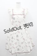 Secret Honey / コスメ総柄ノースリーブワンピース 2 アイボリー I-26-01-29-069-CA-OP-TE-ZI