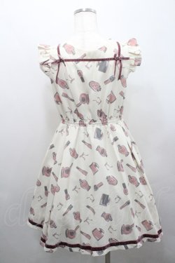 画像2: Secret Honey / コスメ総柄ノースリーブワンピース 2 アイボリー I-26-01-29-069-CA-OP-TE-ZI