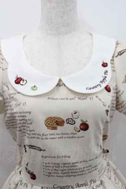 画像3: Secret Honey / アップルパイ柄ワンピース 2 生成り I-26-01-29-072-CA-OP-TE-ZI