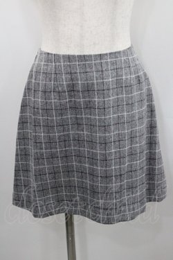 画像4: Secret Honey / お花ボタンチェック柄セットアップ 2 グレー I-26-01-29-081-CA-OP-TE-ZI