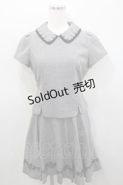 画像1: Secret Honey / 千鳥柄セットアップ 2 黒×白 I-26-01-29-082-CA-OP-TE-ZI