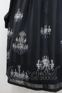 画像3: MIHO MATSUDA / ワンピース・ヴィア(シャンデリア柄)  黒 I-26-01-29-083-GO-OP-TE-ZI
