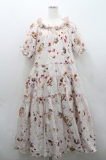 画像1: PINK HOUSE / スイーツスプリングバニープリントミディワンピース  ピンク I-26-01-29-085-LO-OP-SA-ZI (1)