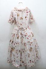 画像2: PINK HOUSE / スイーツスプリングバニープリントミディワンピース  ピンク I-26-01-29-085-LO-OP-SA-ZI (2)