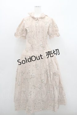 画像2: PINK HOUSE / いちごフラワーブーケ総柄半袖ワンピース  ピンク I-26-01-29-087-LO-OP-SA-ZI