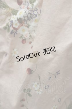 画像7: PINK HOUSE / いちごフラワーブーケ総柄半袖ワンピース  ピンク I-26-01-29-087-LO-OP-SA-ZI