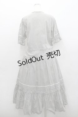 画像2: PINK HOUSE / ドット半袖ワンピース  黒Ｘ白 I-26-01-29-088-LO-OP-SA-ZI