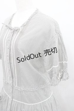 画像3: PINK HOUSE / ドット半袖ワンピース  黒Ｘ白 I-26-01-29-088-LO-OP-SA-ZI