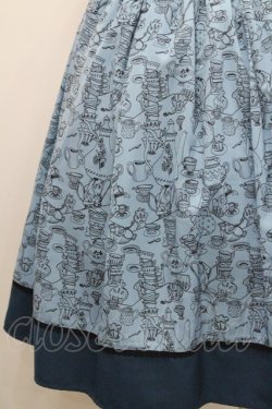 画像3: axes femme POETIQUE / 不思議の国のアリススカート M ブルー I-26-01-29-092-AX-SK-TE-ZI