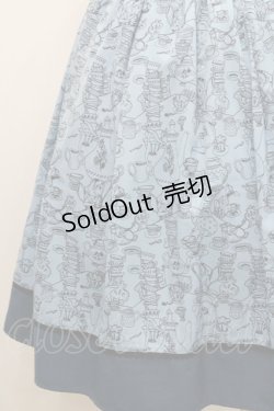 画像3: axes femme POETIQUE / 不思議の国のアリススカート M ブルー I-26-01-29-092-AX-SK-TE-ZI