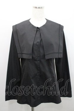 画像1: MIHO MATSUDA / ブラウス・バドウ L 黒 I-26-01-29-011-GO-BL-TE-ZI