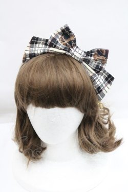 画像2: Angelic Pretty / British Bearカチューシャ  アイボリー I-26-01-29-102-AP-AC-SA-ZI