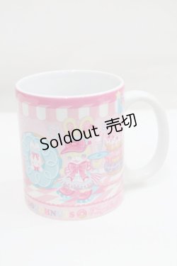 画像1: Angelic Pretty / MELODY TOYSマグカップ  ピンクＸ白 I-26-01-29-104-AP-ZA-SA-ZI