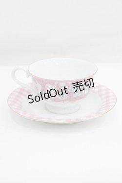 画像2: Angelic Pretty / MELODY TOYSティーカップ&ソーサーセット  白Ｘピンク I-26-01-29-105-AP-ZA-SA-ZI