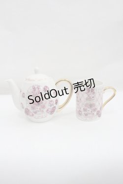 画像1: Angelic Pretty / ティーポット&マグカップセット  白Ｘピンク I-26-01-29-106-AP-ZA-SA-ZI