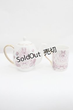 画像2: Angelic Pretty / ティーポット&マグカップセット  白Ｘピンク I-26-01-29-106-AP-ZA-SA-ZI