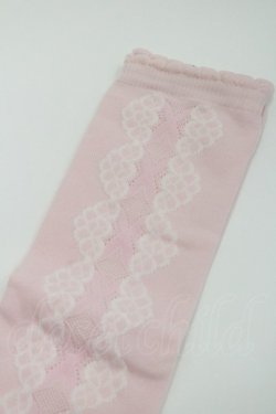 画像2: Angelic Pretty / Trio Ribbonオーバーニーソックス  ピンク I-26-01-29-107-AP-ZA-SA-ZI