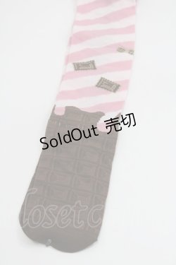 画像2: Angelic Pretty / Bear’s Chocolaterieオーバーニー  ピンクｘブラウン I-26-01-29-108-AP-ZA-SA-ZI