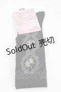m petit by misako / ECAMOVKバラレースソックス 23-25CM  I-26-01-29-110-LO-ZA-SA-ZI